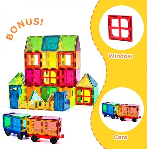 Magnetic Tiles Magnetic 3D Building Blocks
