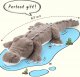 Giant Alligator Stuffed Animal - Brown