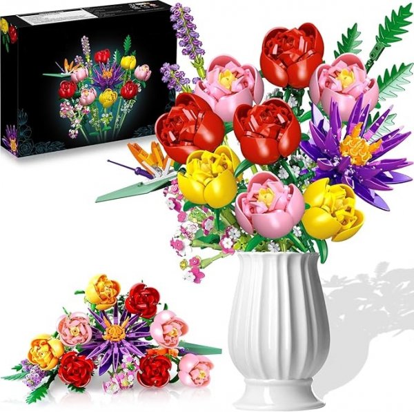 Flowers Bouquet Building Set