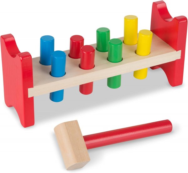 Wooden Pound-A-Peg Toy
