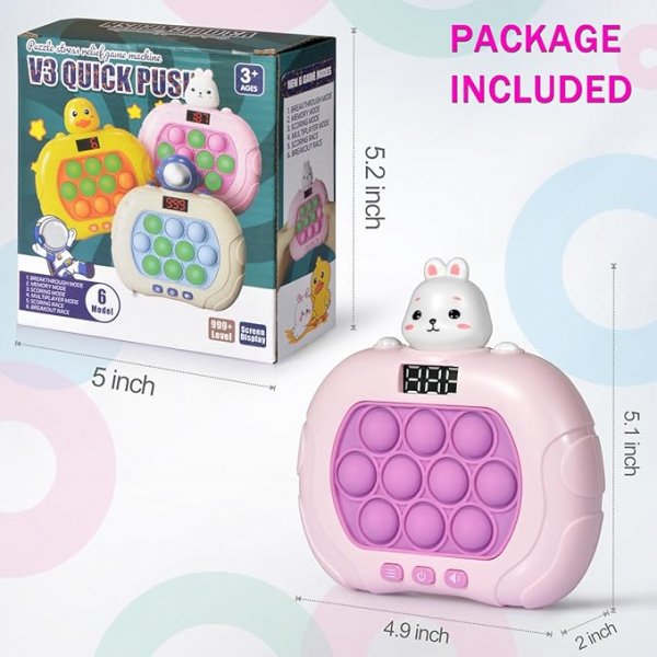 Fast Push Game Pop Fidget Toys (Rabbit)