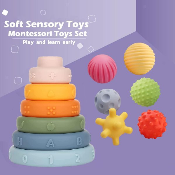 Soft Stacking Building Blocks