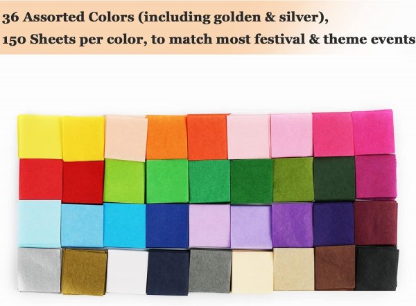 1 Inch Tissue Paper Squares