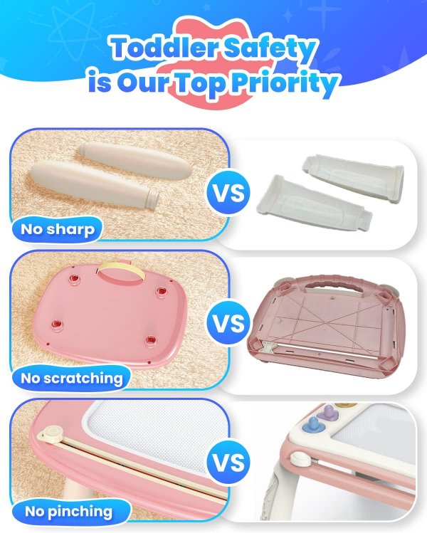 Magnetic Drawing Board(Pink)