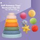Soft Stacking Building Blocks
