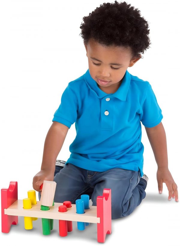 Wooden Pound-A-Peg Toy