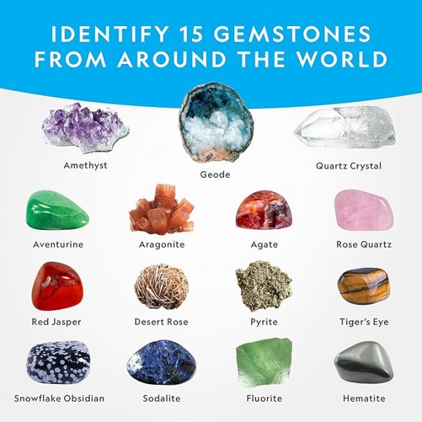 Dig Up 15 Real Gemstones and Crystals