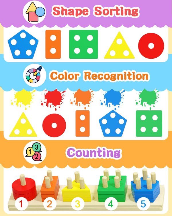 Learning Puzzles Shape Sorter Toy