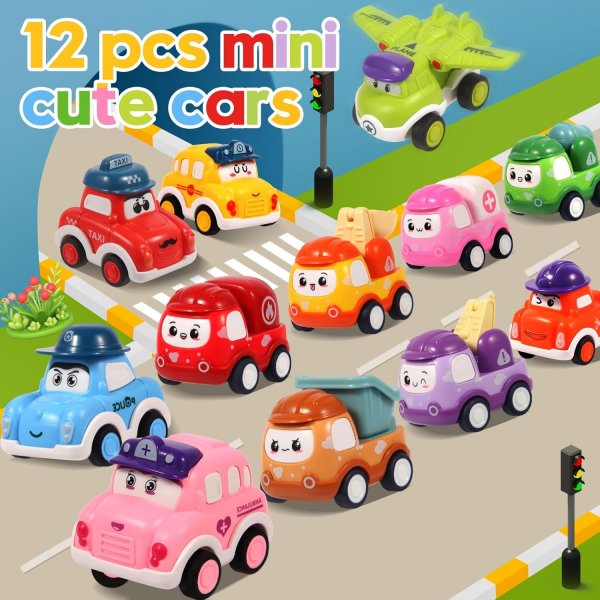 Pull Back Cars Set Toys
