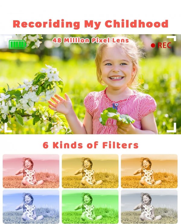 Kids Camera Toy Digital Camera for Kids - Pink