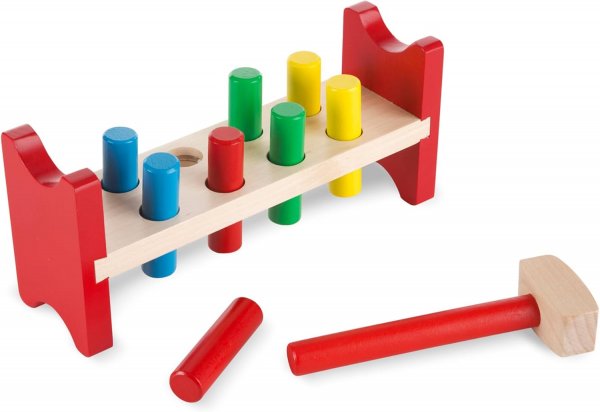 Wooden Pound-A-Peg Toy